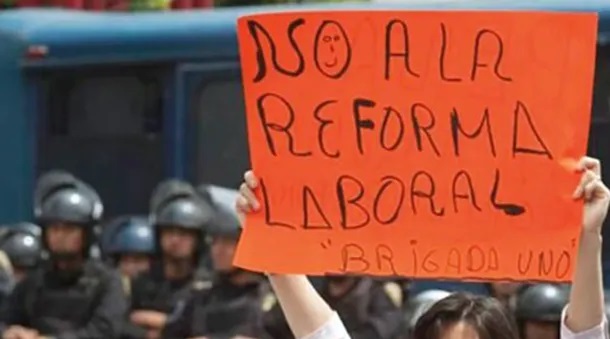 No a la reforma laboral